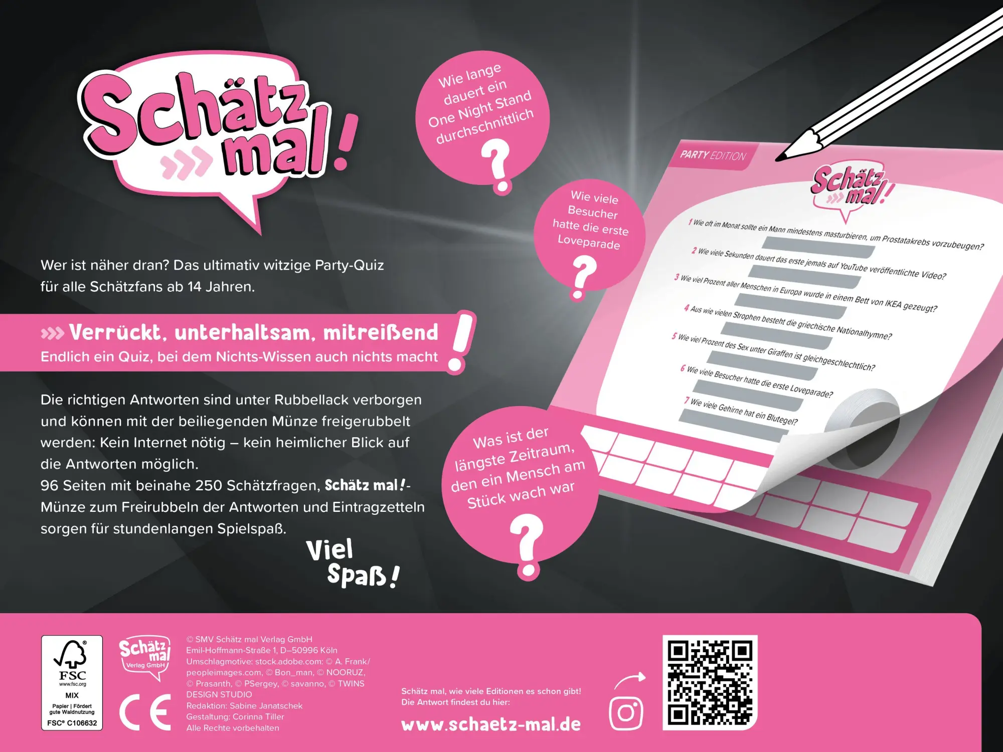 Rückseite: 9783989760622 | Schätz mal! Party Offline-Edition | Taschenbuch | 96 S. | Deutsch