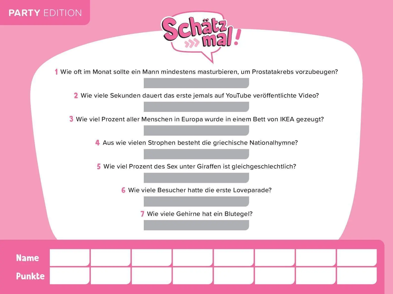 Bild: 9783989760622 | Schätz mal! Party Offline-Edition | Taschenbuch | 96 S. | Deutsch