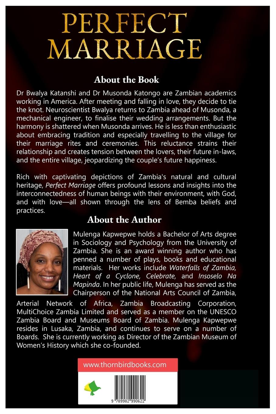 Rückseite: 9789982990622 | Perfect Marriage | Mulenga Kapwepwe | Taschenbuch | Englisch | 2024
