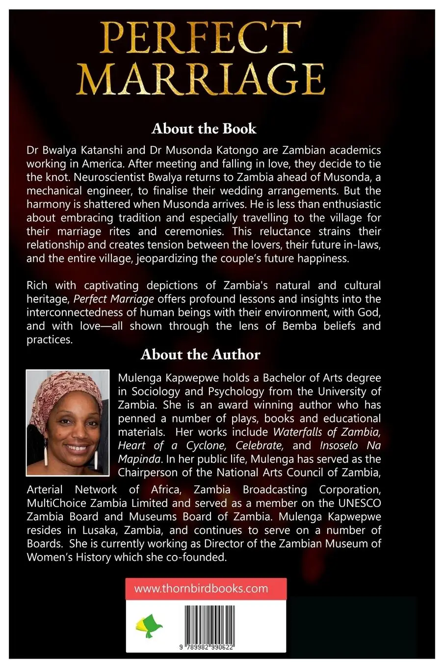 Rückseite: 9789982990622 | Perfect Marriage | Mulenga Kapwepwe | Taschenbuch | Englisch | 2024
