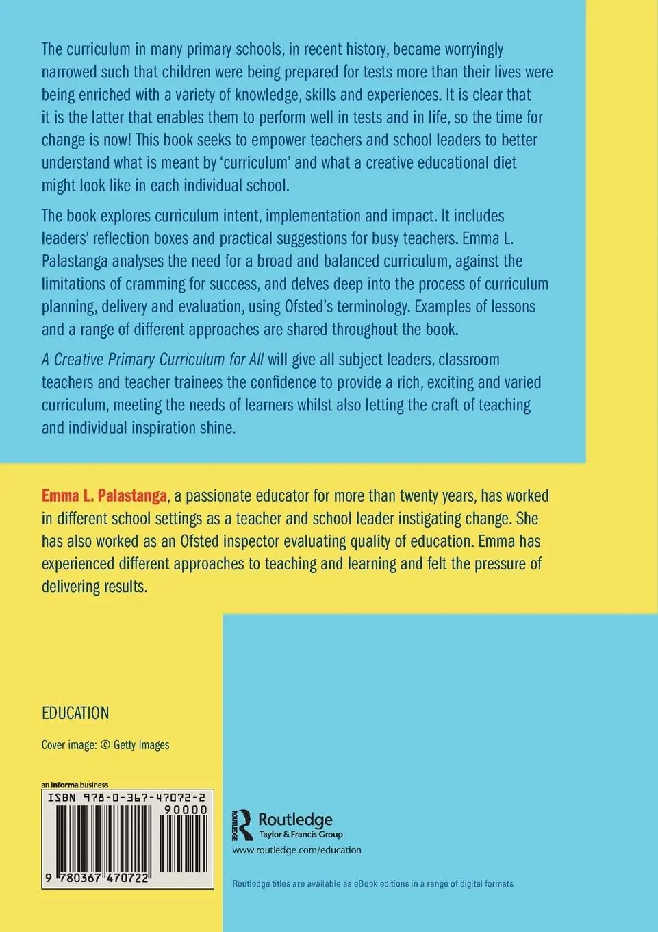 Rückseite: 9780367470722 | A Creative Primary Curriculum for All | Emma L. Palastanga | Buch