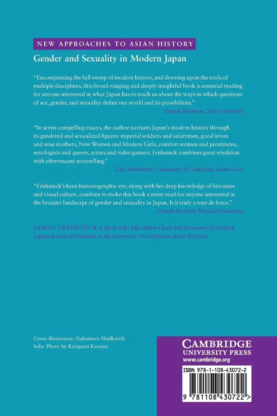 Rückseite: 9781108430722 | Gender and Sexuality in Modern Japan | Sabine Frühstück | Taschenbuch