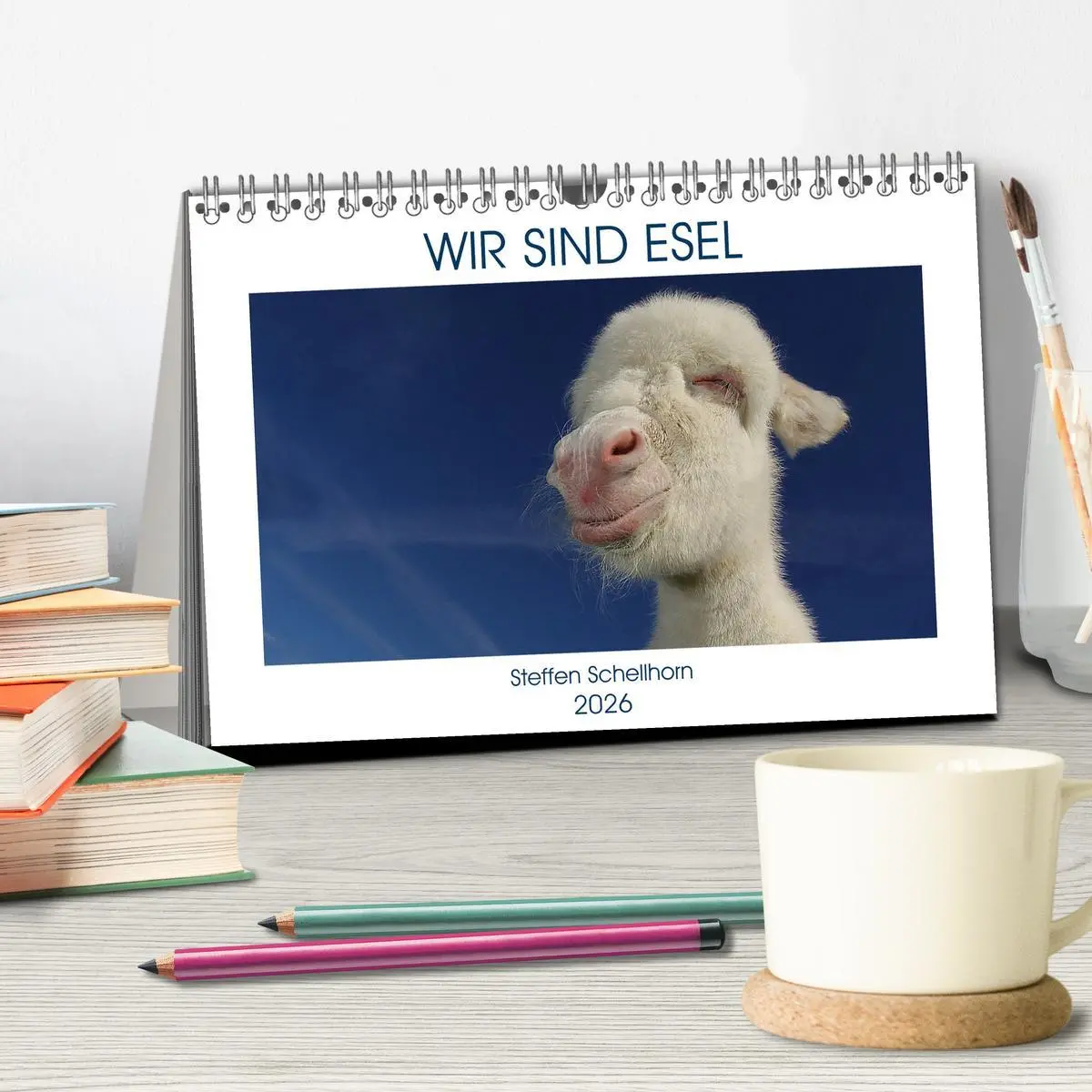 Bild: 9783457640722 | WIR SIND ESEL (Tischkalender 2026 DIN A5 quer), CALVENDO...