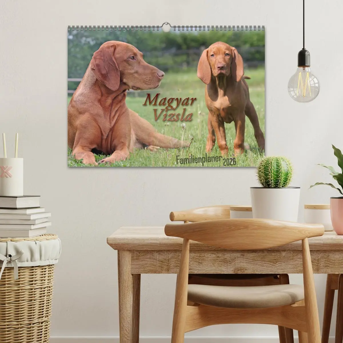 Bild: 9783457880722 | Familienplaner - Magyar Vizsla (Wandkalender 2026 DIN A3 quer),...