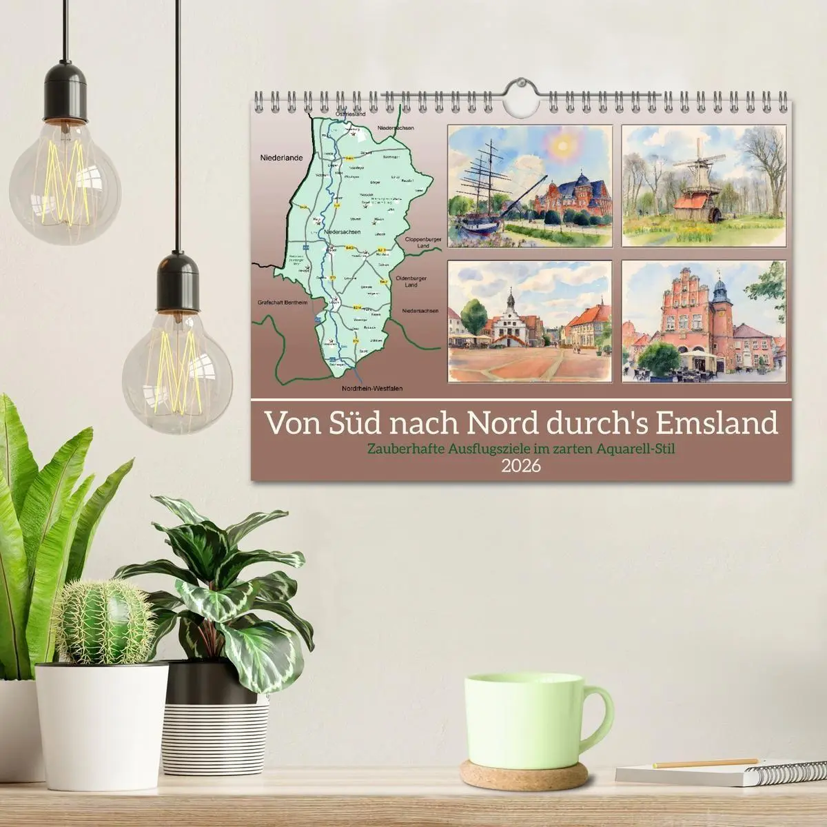 Bild: 9783516730722 | Von Süd nach Nord durch's Emsland (Wandkalender 2026 DIN A4 quer),...