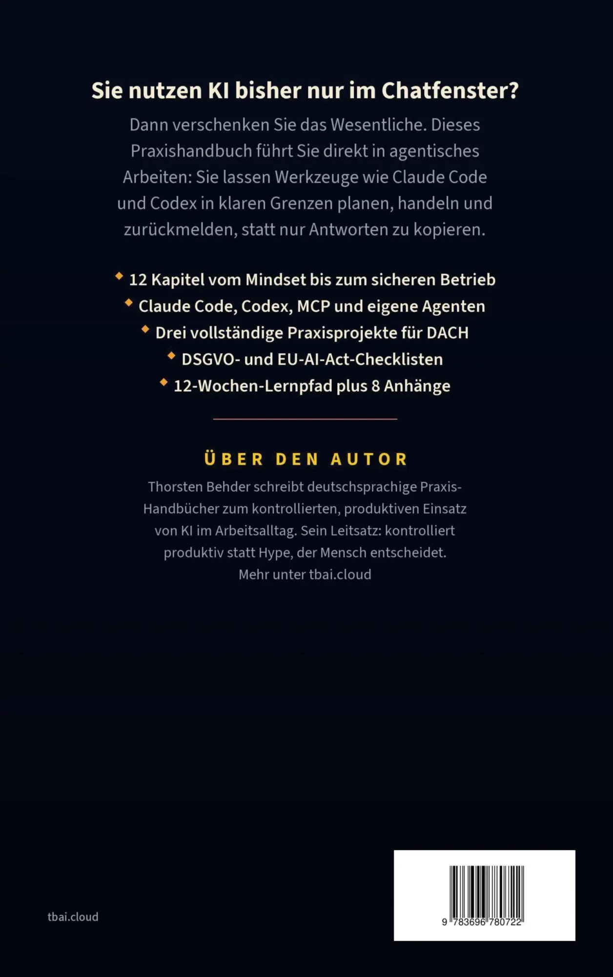 Rückseite: 9783696780722 | Durchstarten mit KI-Agenten | Thorsten Behder | Taschenbuch | 474 S.