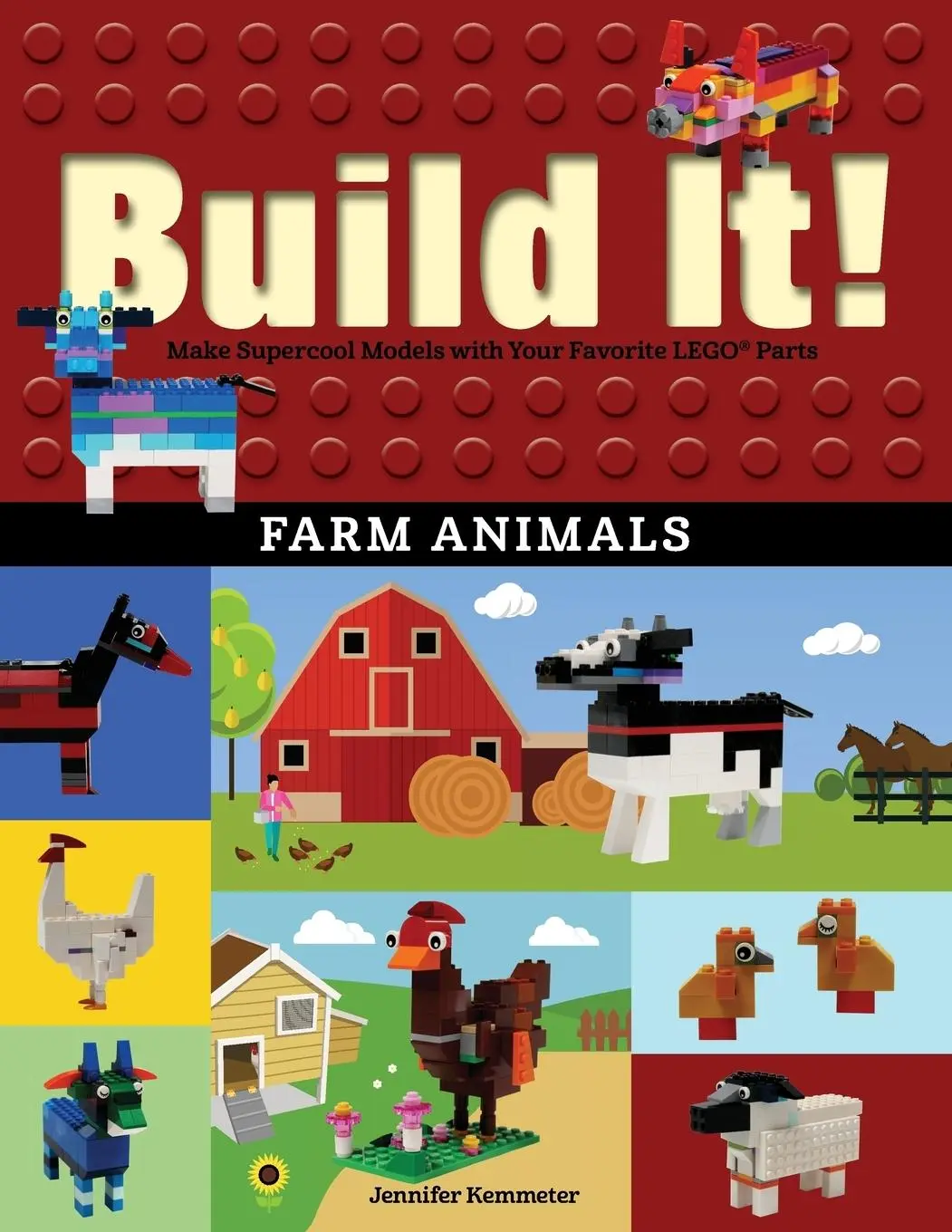 Cover: 9781513260822 | Build It! Farm Animals | Jennifer Kemmeter | Taschenbuch | Englisch