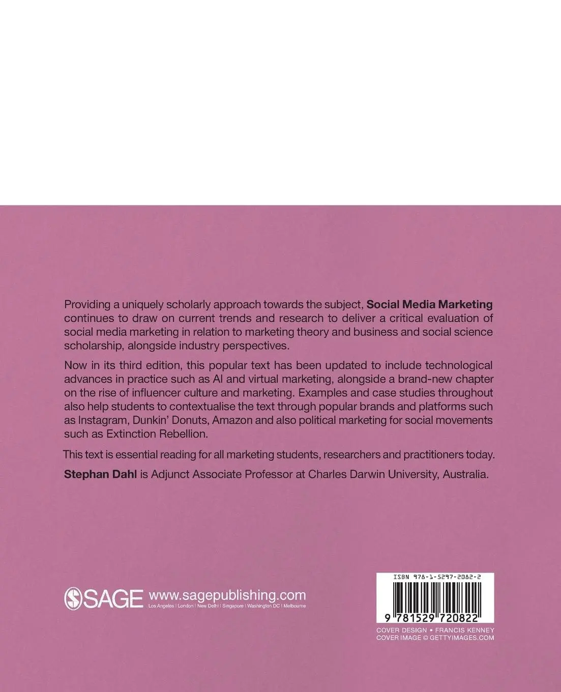 Rückseite: 9781529720822 | Social Media Marketing | Theories and Applications | Stephan Dahl