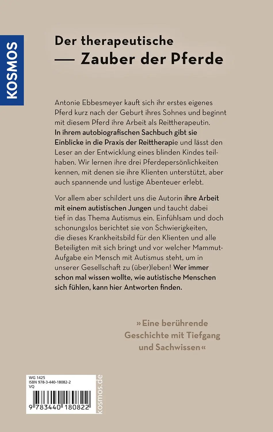 Bild: 9783440180822 | Erlebnisse einer Reittherapeutin | Antonie Ebbesmeyer | Taschenbuch