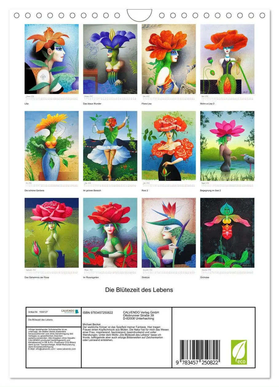 Bild: 9783457250822 | Die Blütezeit des Lebens (Wandkalender 2026 DIN A4 hoch), CALVENDO...