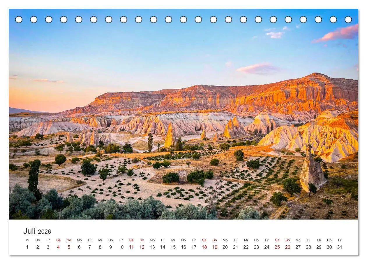Bild: 9783457560822 | Faszination Türkei (Tischkalender 2026 DIN A5 quer), CALVENDO...