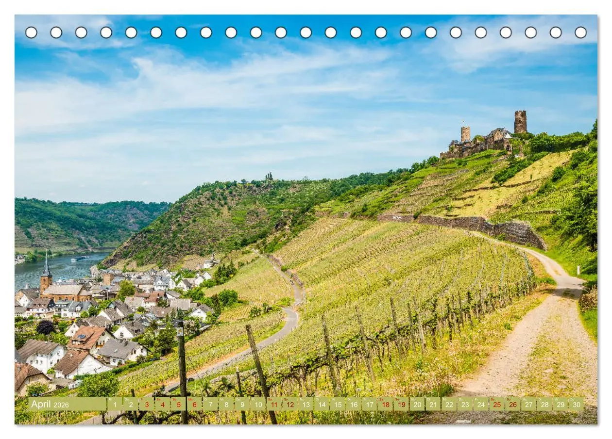 Bild: 9783457870822 | Mosellandschaften (Tischkalender 2026 DIN A5 quer), CALVENDO...