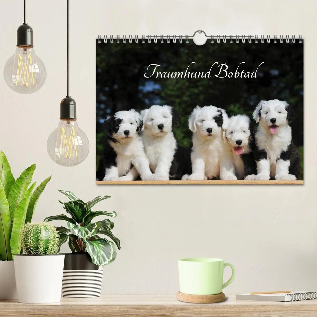 Bild: 9783516030822 | Traumhund Bobtail (Wandkalender 2026 DIN A4 quer), CALVENDO...