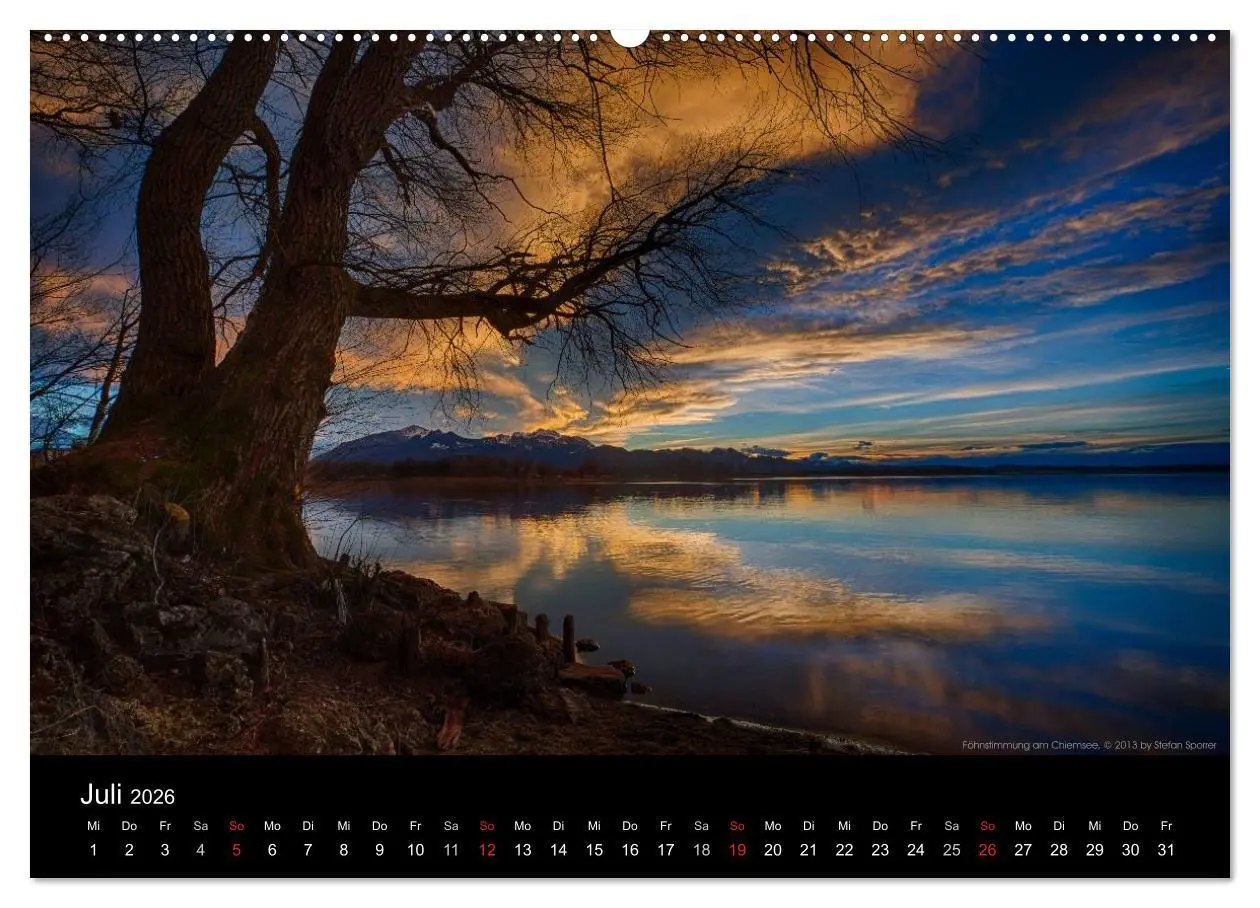 Bild: 9783516100822 | Licht über Bergen und Seen (hochwertiger Premium Wandkalender 2026...