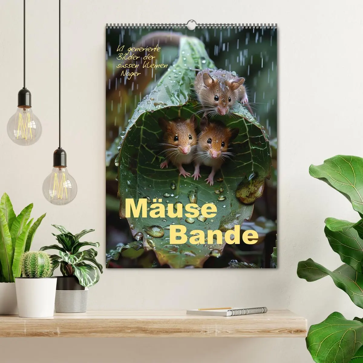Bild: 9783516270822 | Mäusebande (Wandkalender 2026 DIN A2 hoch), CALVENDO Monatskalender