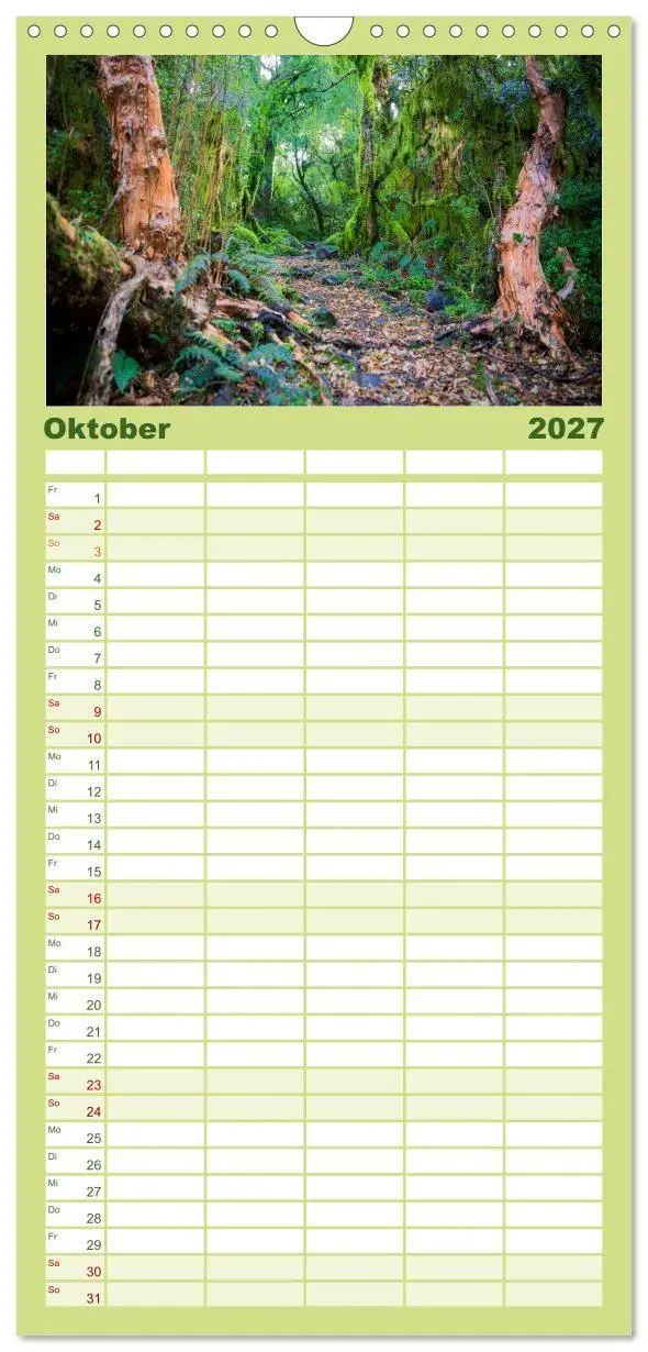Bild: 9783594320822 | Familienplaner 2027 - Traumhafte Wege - Unterwegs auf Neuseelands...
