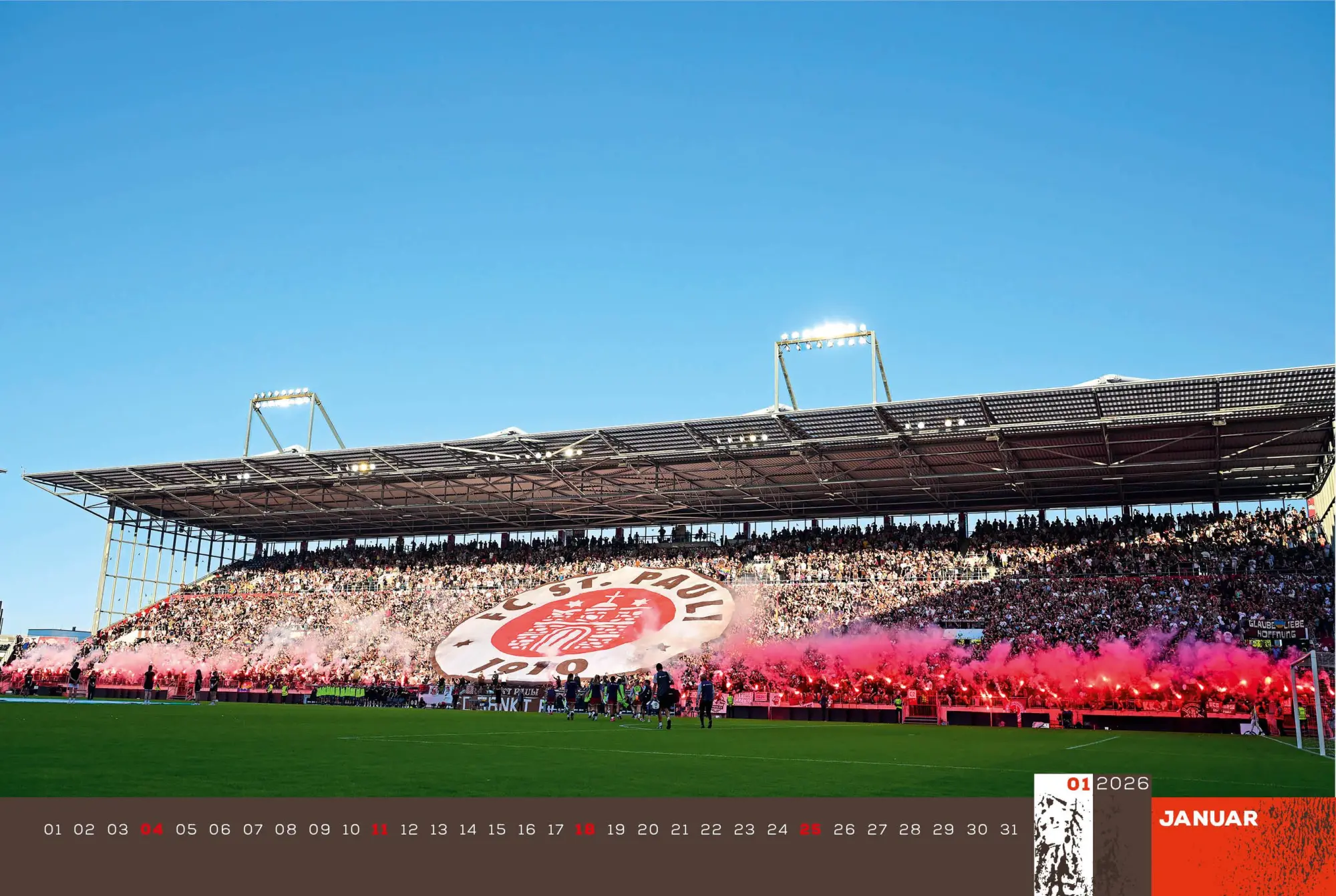 Bild: 9783667130822 | Der FC St. Pauli Kalender 2026 | Ansichten vom Millerntor | Kalender