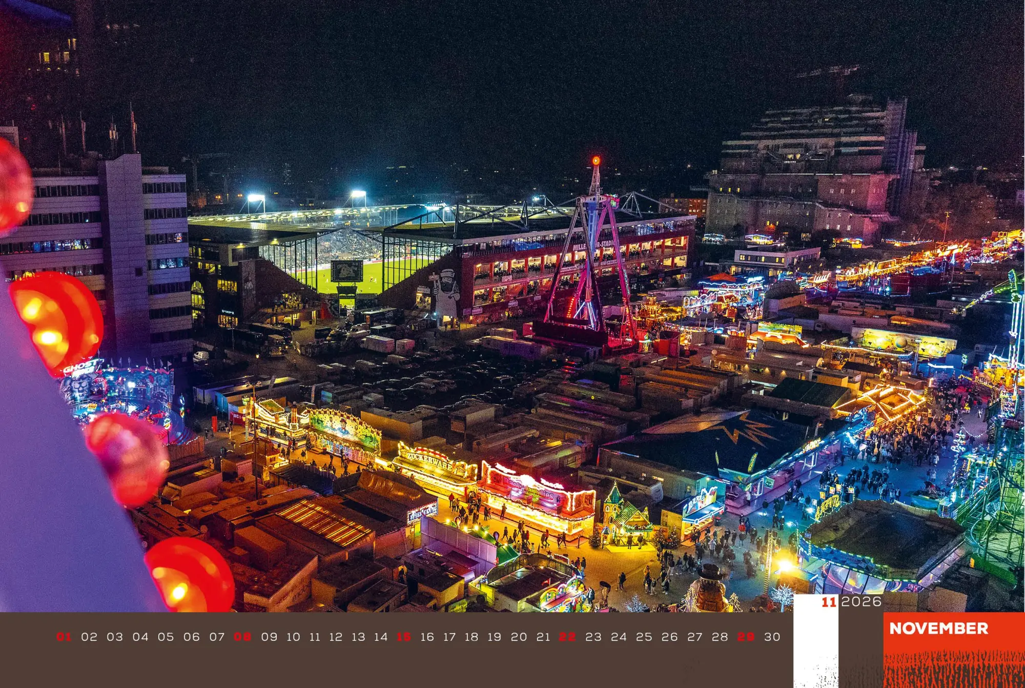 Bild: 9783667130822 | Der FC St. Pauli Kalender 2026 | Ansichten vom Millerntor | Kalender