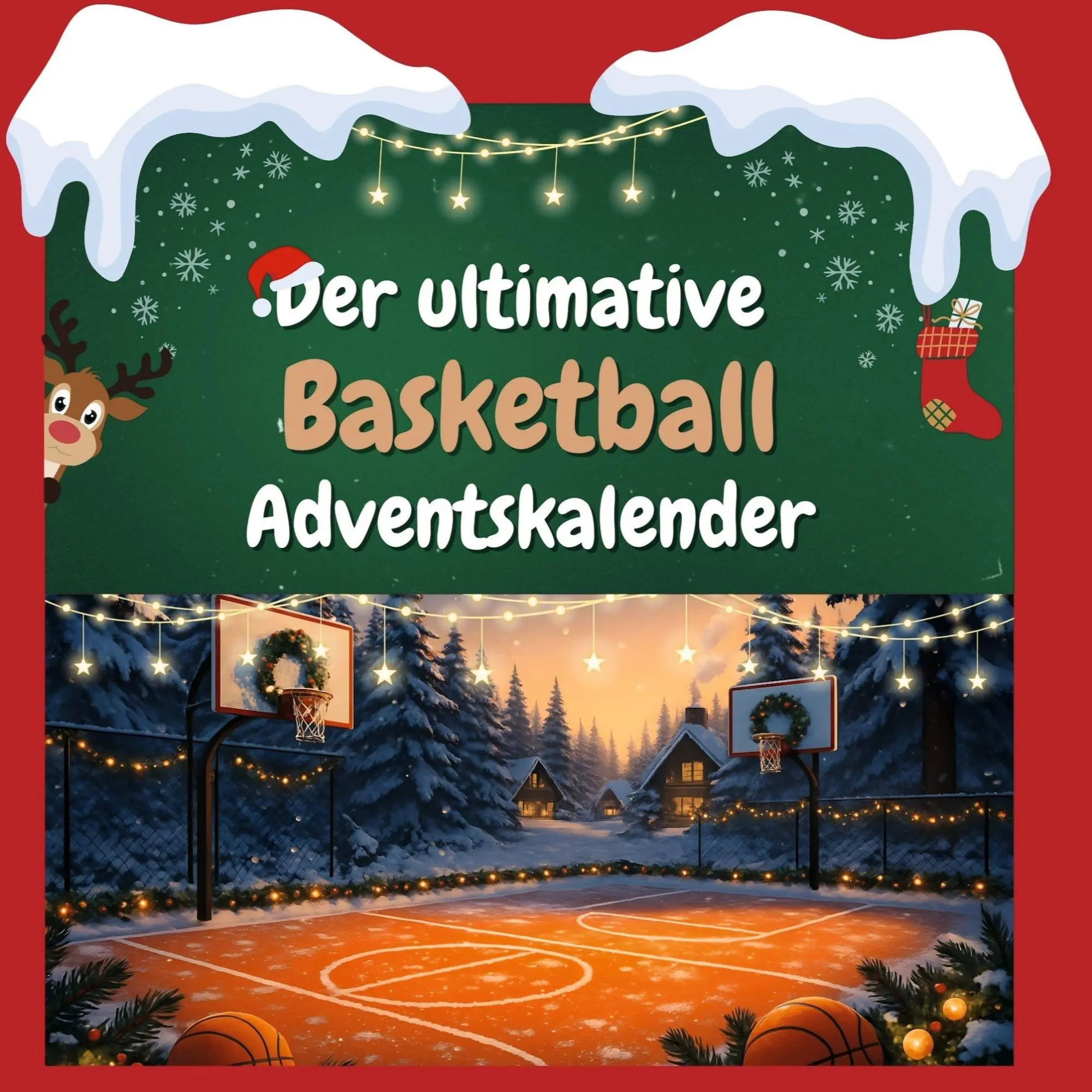 Cover: 9783695300822 | Der ultimative Basketball-Adventskalender | Jonah Müller | Taschenbuch