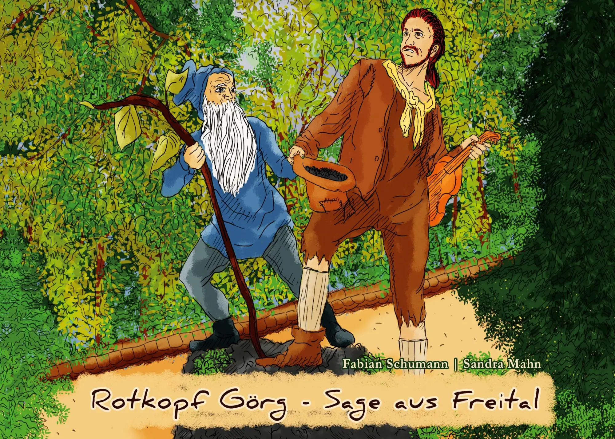 Cover: 9783756850822 | Rotkopf Görg - Sage aus Freital | Der Fiedler von Burgk | Sandra Mahn