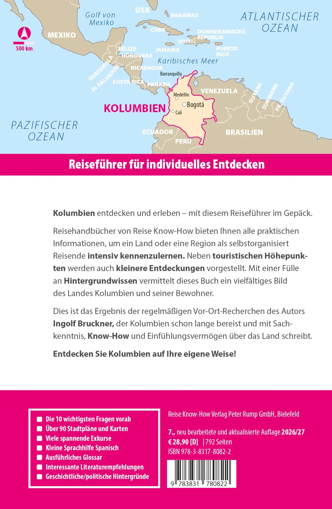 Bild: 9783831780822 | Reise Know-How Reiseführer Kolumbien | Ingolf Bruckner | Taschenbuch