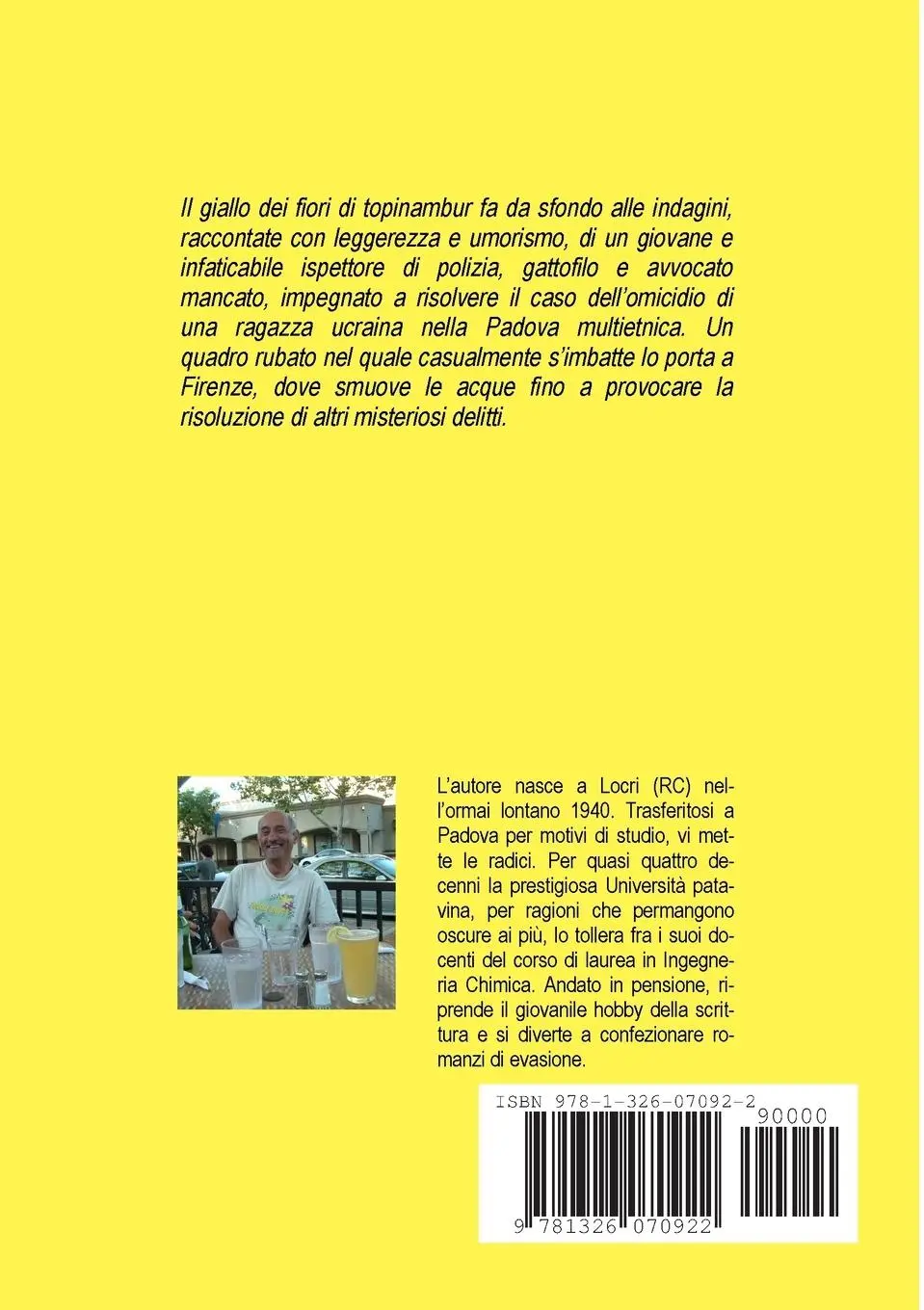 Rückseite: 9781326070922 | Giallo topinambur | Massimo Napoli | Taschenbuch | Italienisch | 2014