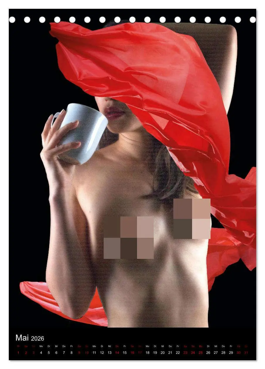 Bild: 9783516330922 | Anonymer Akt (Tischkalender 2026 DIN A5 hoch), CALVENDO Monatskalender