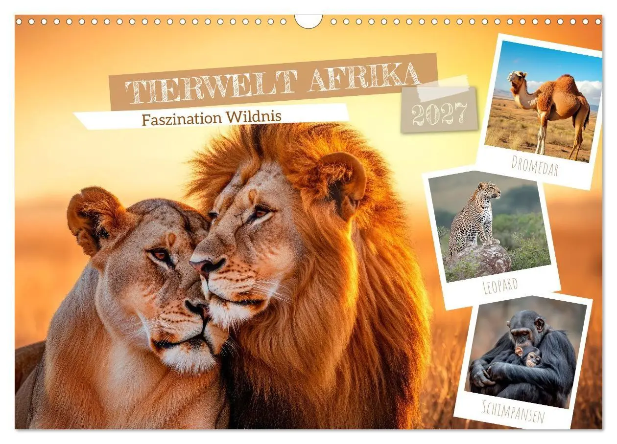 Cover: 9783516950922 | TIERWELT AFRIKA Faszination Wildnis (Wandkalender 2027 DIN A3...
