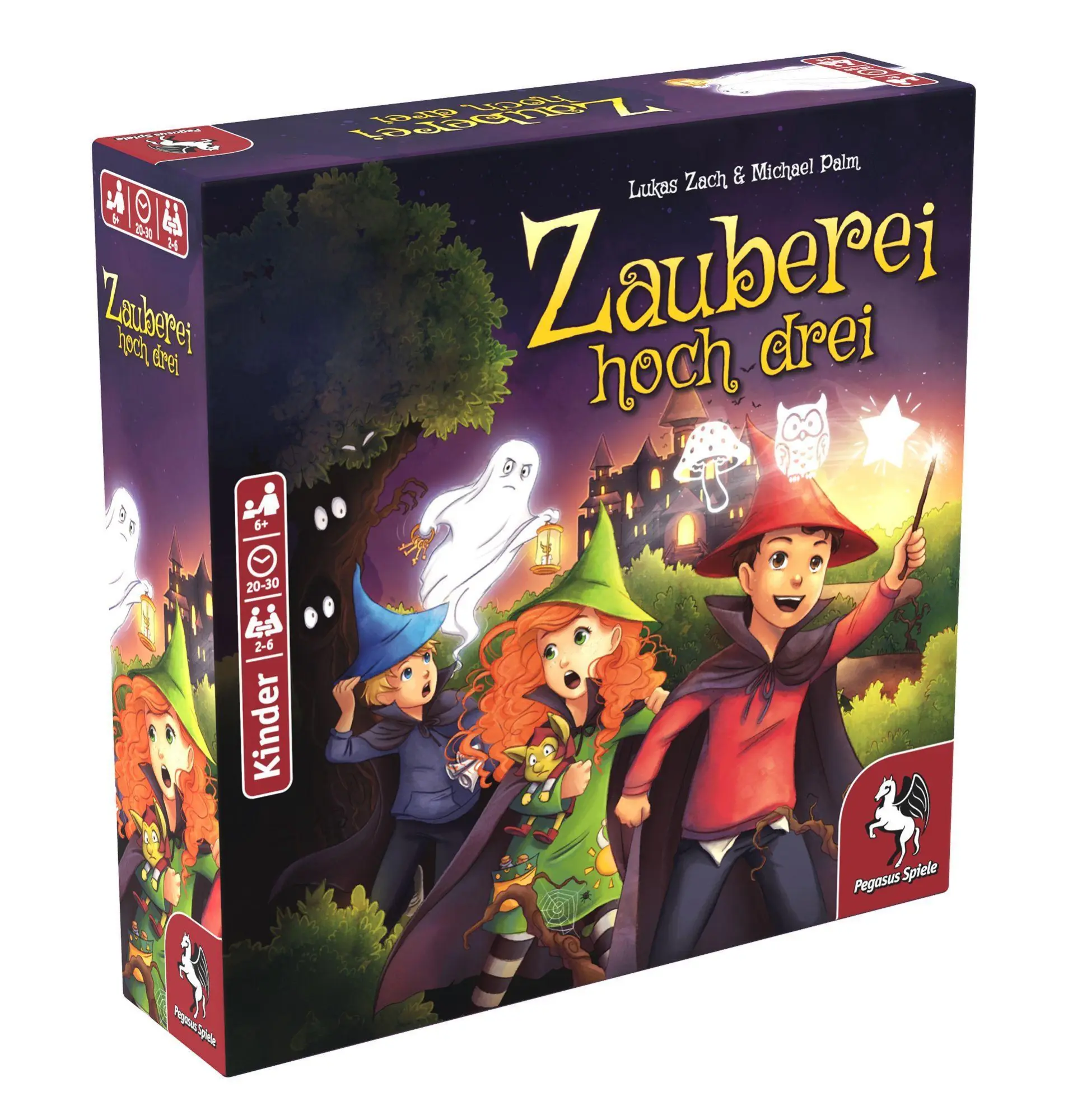 Cover: 4250231711022 | Zauberei hoch drei | Lukas Zach | Spiel | Brettspiel | 66013G | 2016
