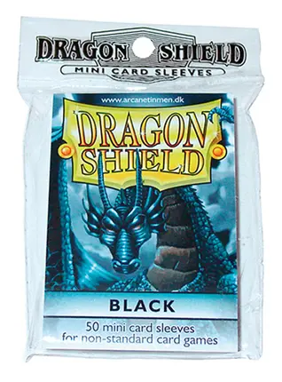 Cover: 5706569101022 | Dragon Shield Japanese size - Black (50 ct. in bag) | Auslaufartikel