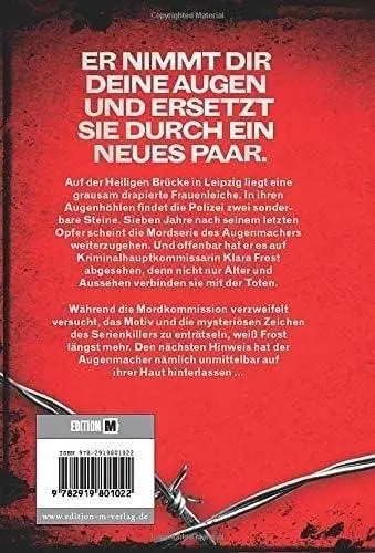 Rückseite: 9782919801022 | Der Augenmacher | Elias Haller | Taschenbuch | 382 S. | Deutsch | 2018