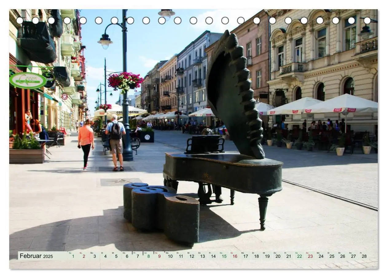 Bild: 9783435591022 | Lodz, die Aufstrebende (Tischkalender 2025 DIN A5 quer), CALVENDO...
