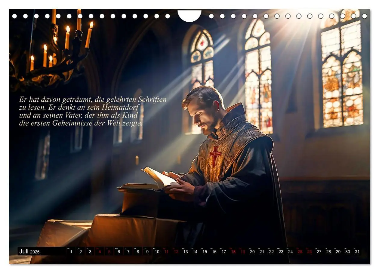 Bild: 9783457371022 | Mittelalter Lebensgeschichten (Wandkalender 2026 DIN A4 quer),...