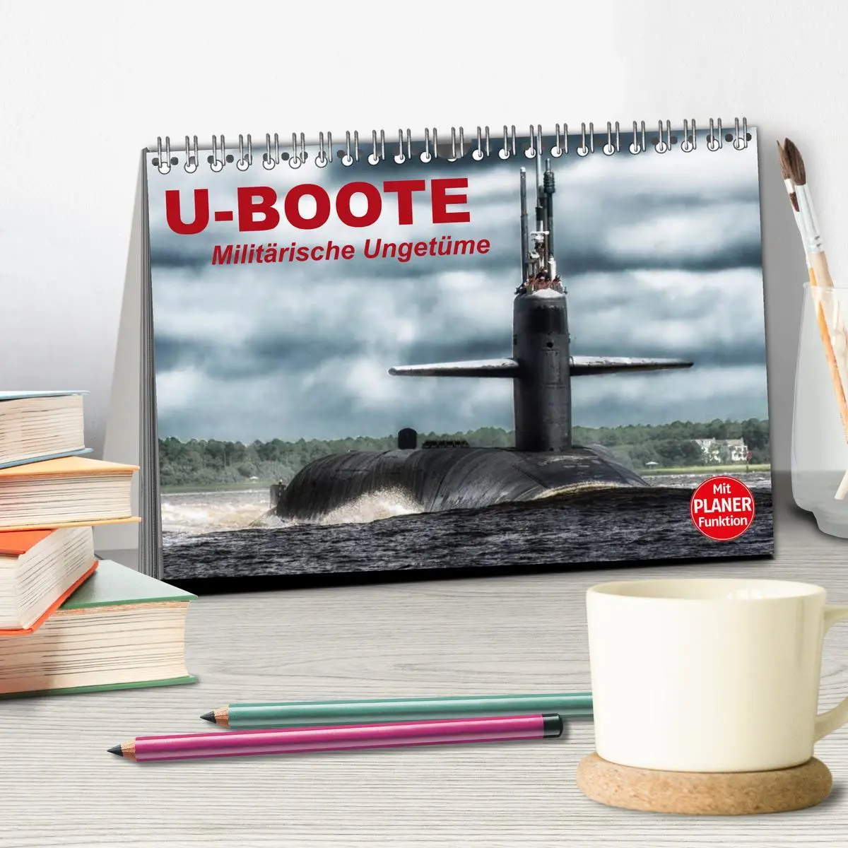 Bild: 9783457991022 | U-Boote. Militärische Ungetüme (Tischkalender 2026 DIN A5 quer),...