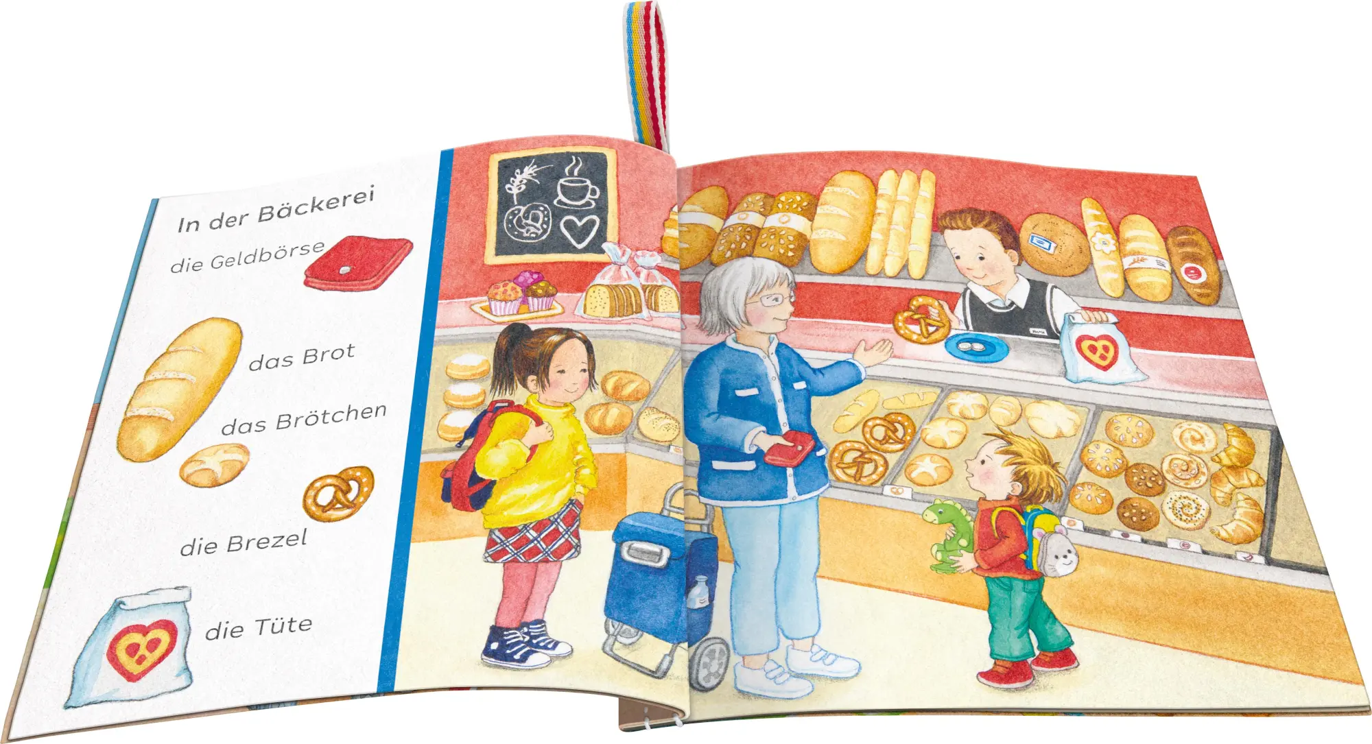 Bild: 9783473421022 | Mein Knuddel-Knautsch-Buch - Sachen suchen. Beim Einkaufen | Gruber