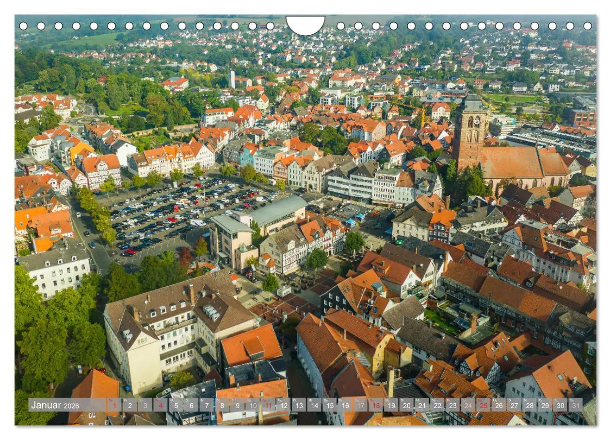 Bild: 9783516081022 | Ein Blick auf Bad Hersfeld (Wandkalender 2026 DIN A4 quer),...