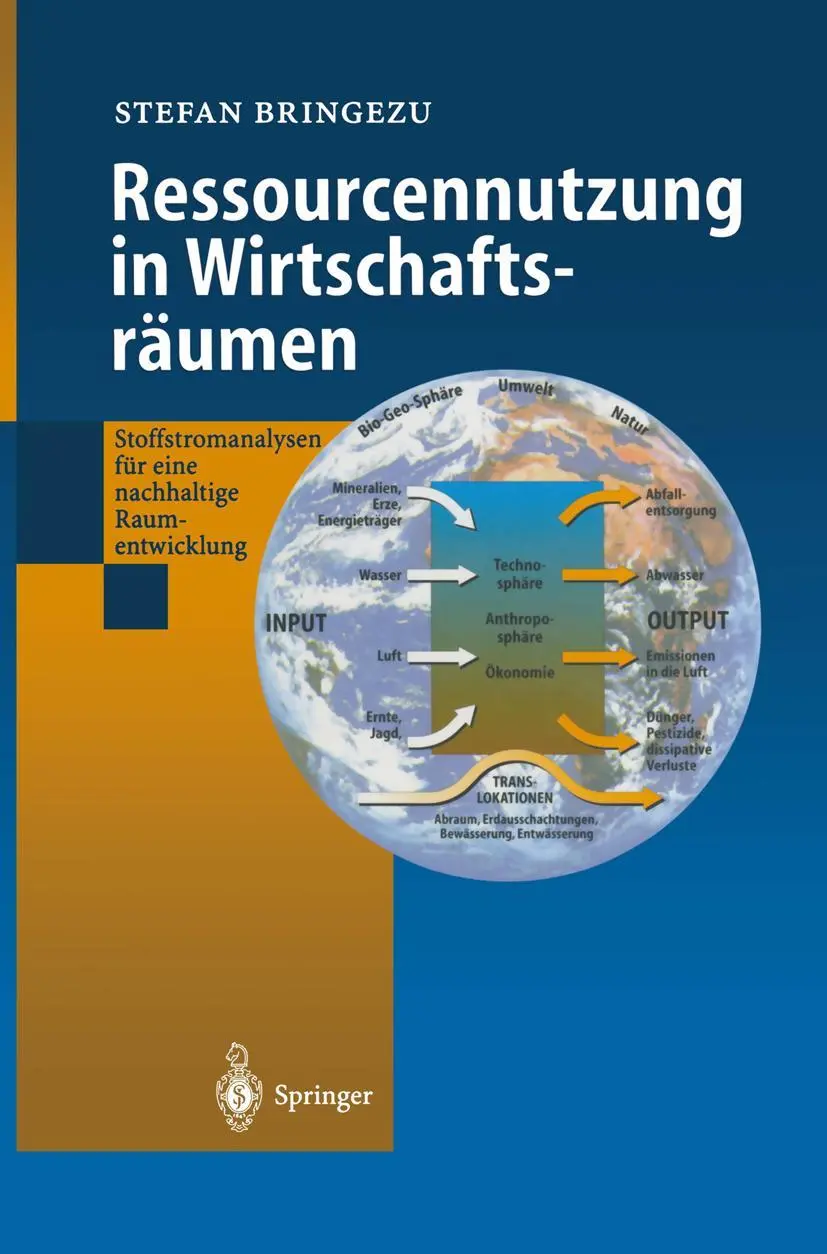 Cover: 9783642641022 | Ressourcennutzung in Wirtschaftsräumen | Stefan Bringezu | Taschenbuch