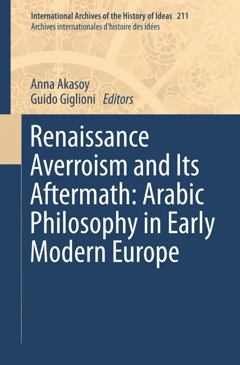 Cover: 9789401781022 | Renaissance Averroism and Its Aftermath: Arabic Philosophy in Early...