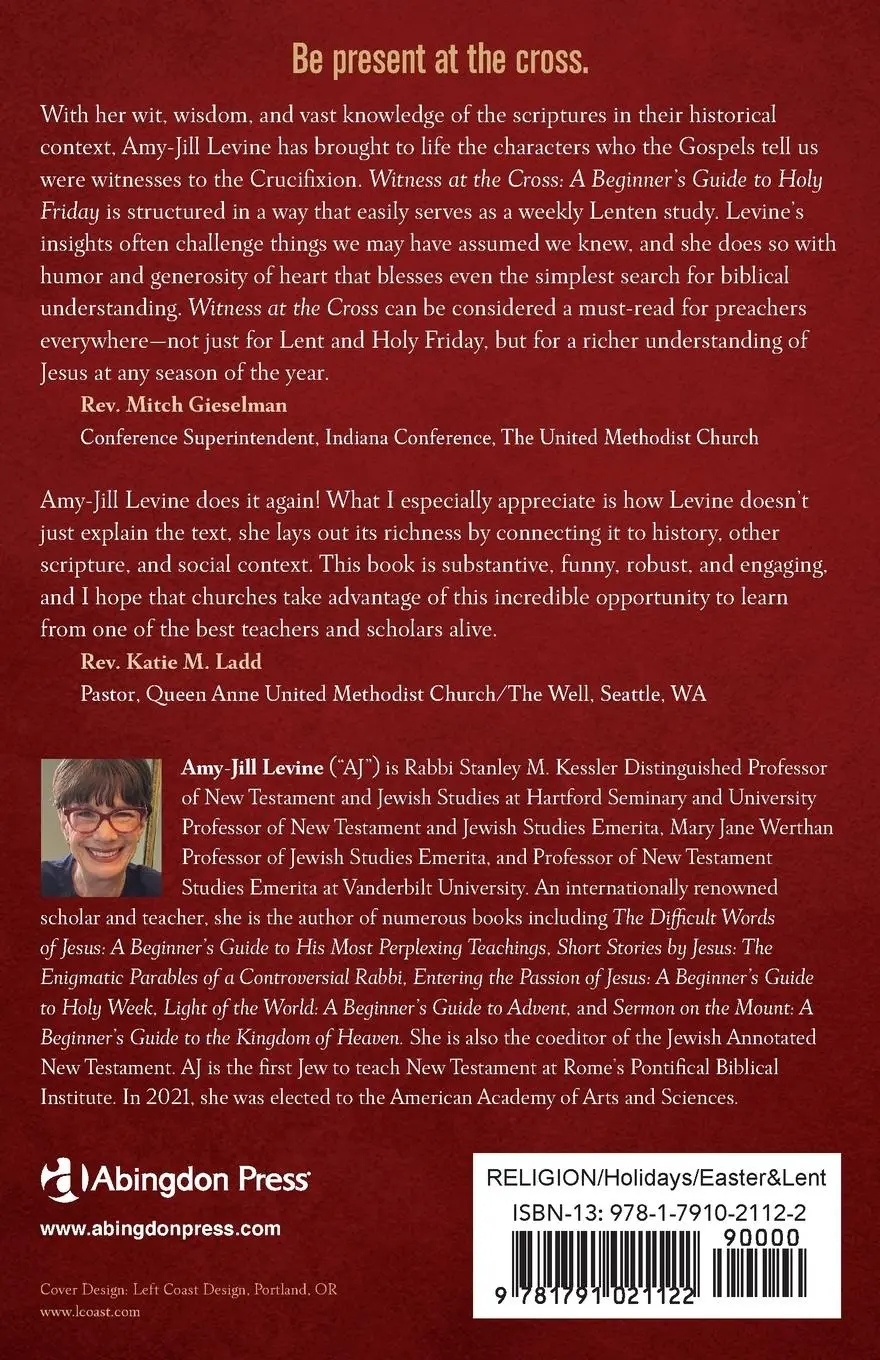 Rückseite: 9781791021122 | Witness at the Cross | A Beginner's Guide to Holy Friday | Levine