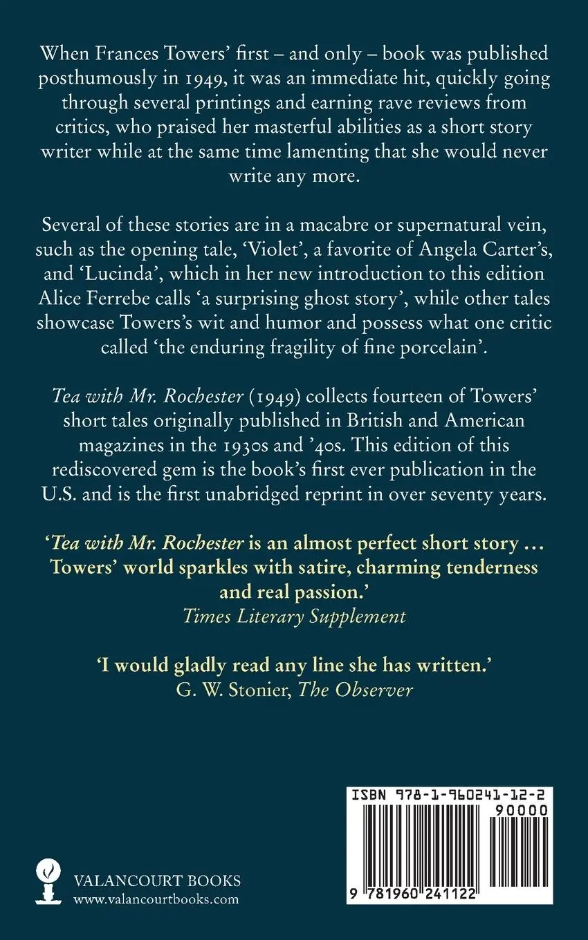 Rückseite: 9781960241122 | Tea with Mr. Rochester and Other Stories | Frances Towers | Buch