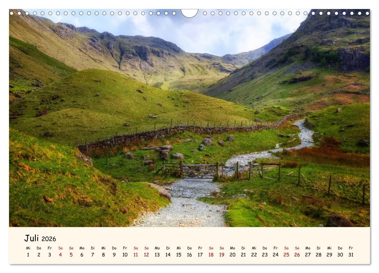 Bild: 9783457811122 | Lake District England (Wandkalender 2026 DIN A3 quer), CALVENDO...