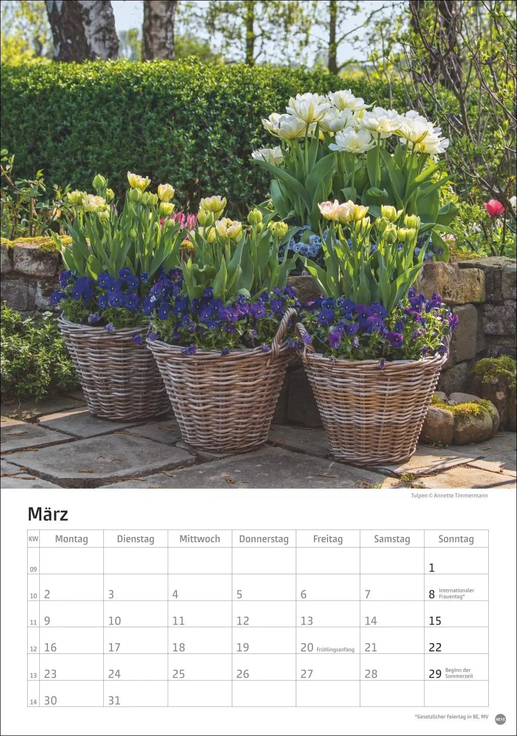 Bild: 9783756411122 | Gartenzauber Kalender 2026 | Heye | Kalender | Spiralbindung | 13 S.