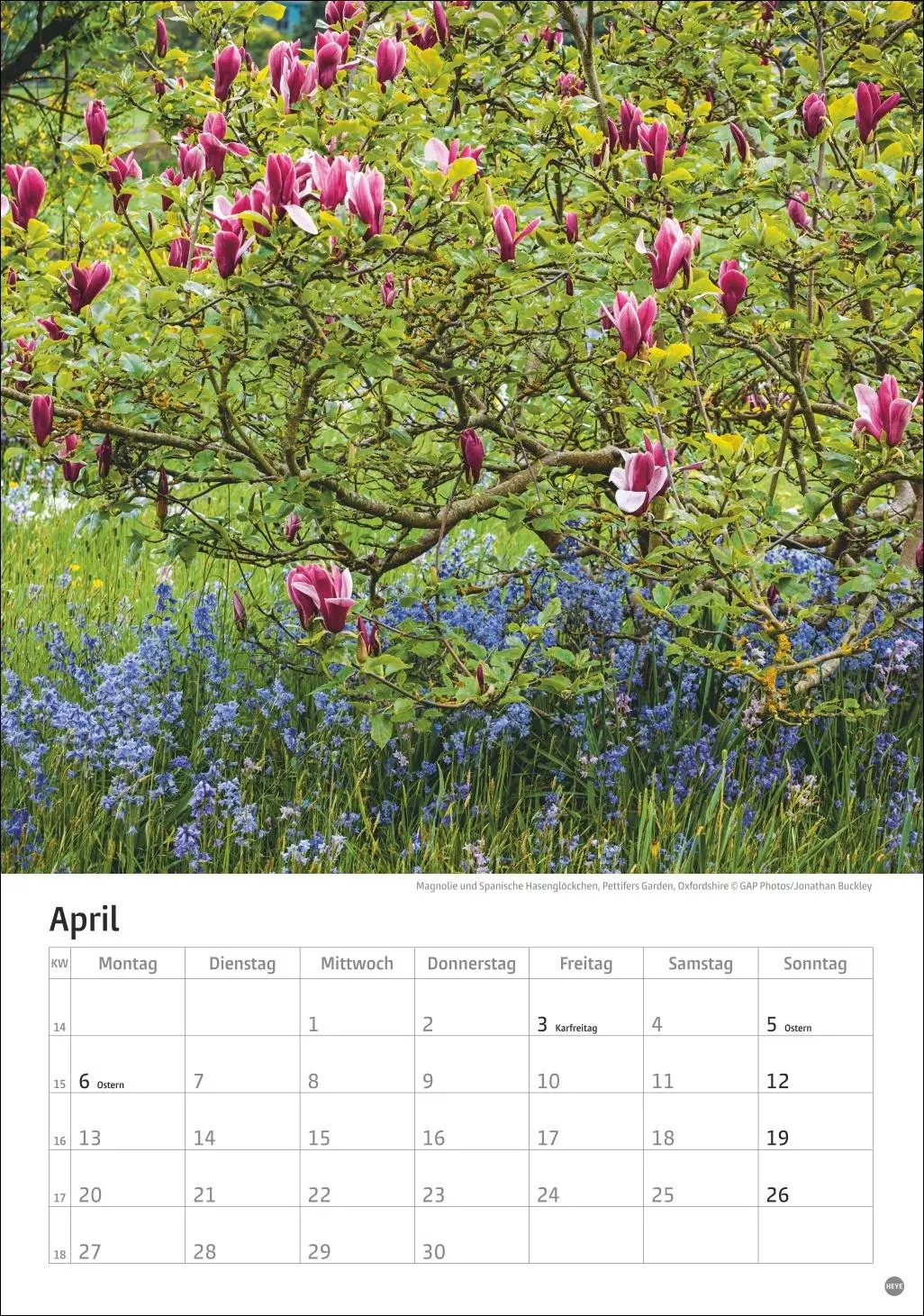 Bild: 9783756411122 | Gartenzauber Kalender 2026 | Heye | Kalender | Spiralbindung | 13 S.