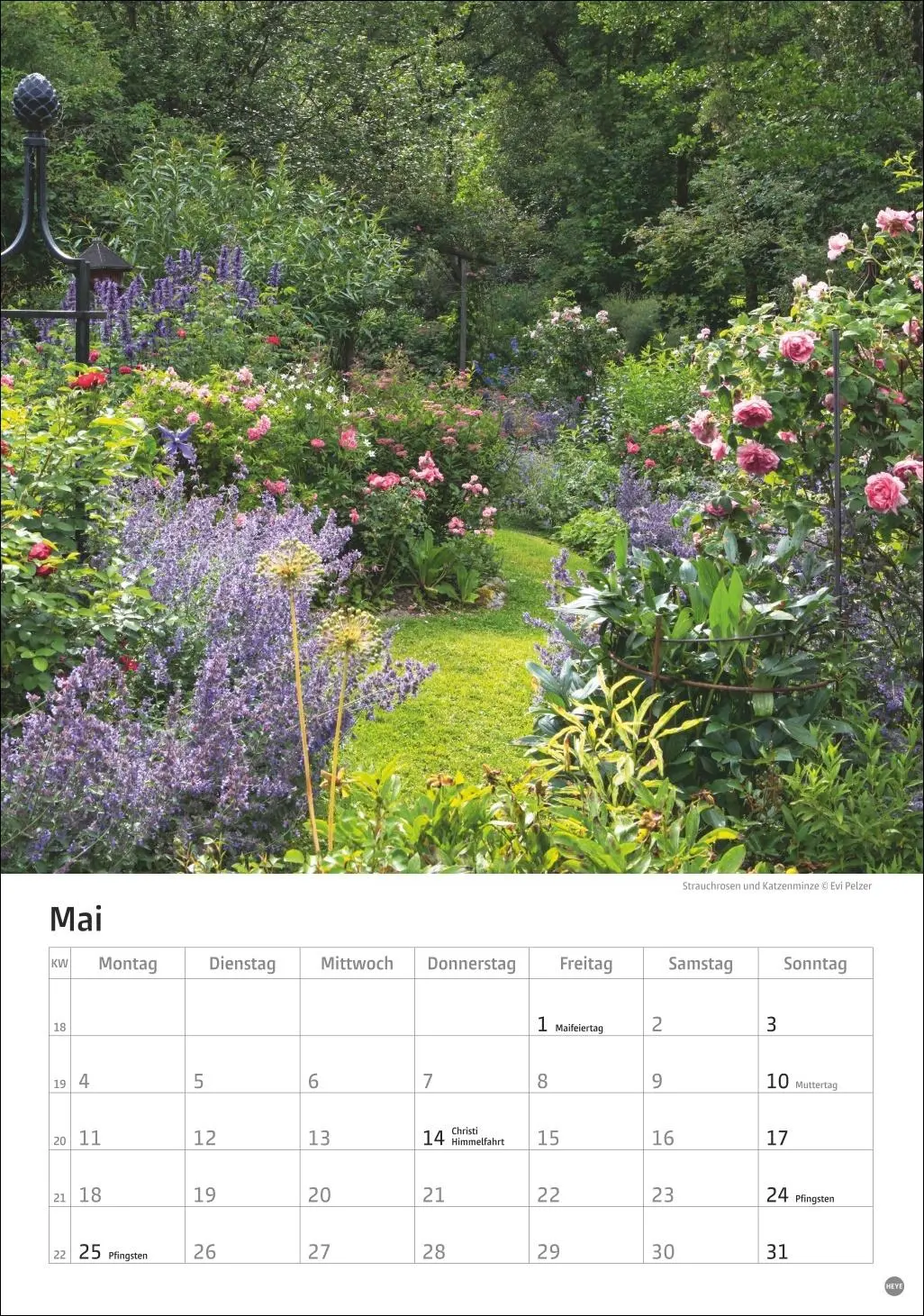 Bild: 9783756411122 | Gartenzauber Kalender 2026 | Heye | Kalender | Spiralbindung | 13 S.