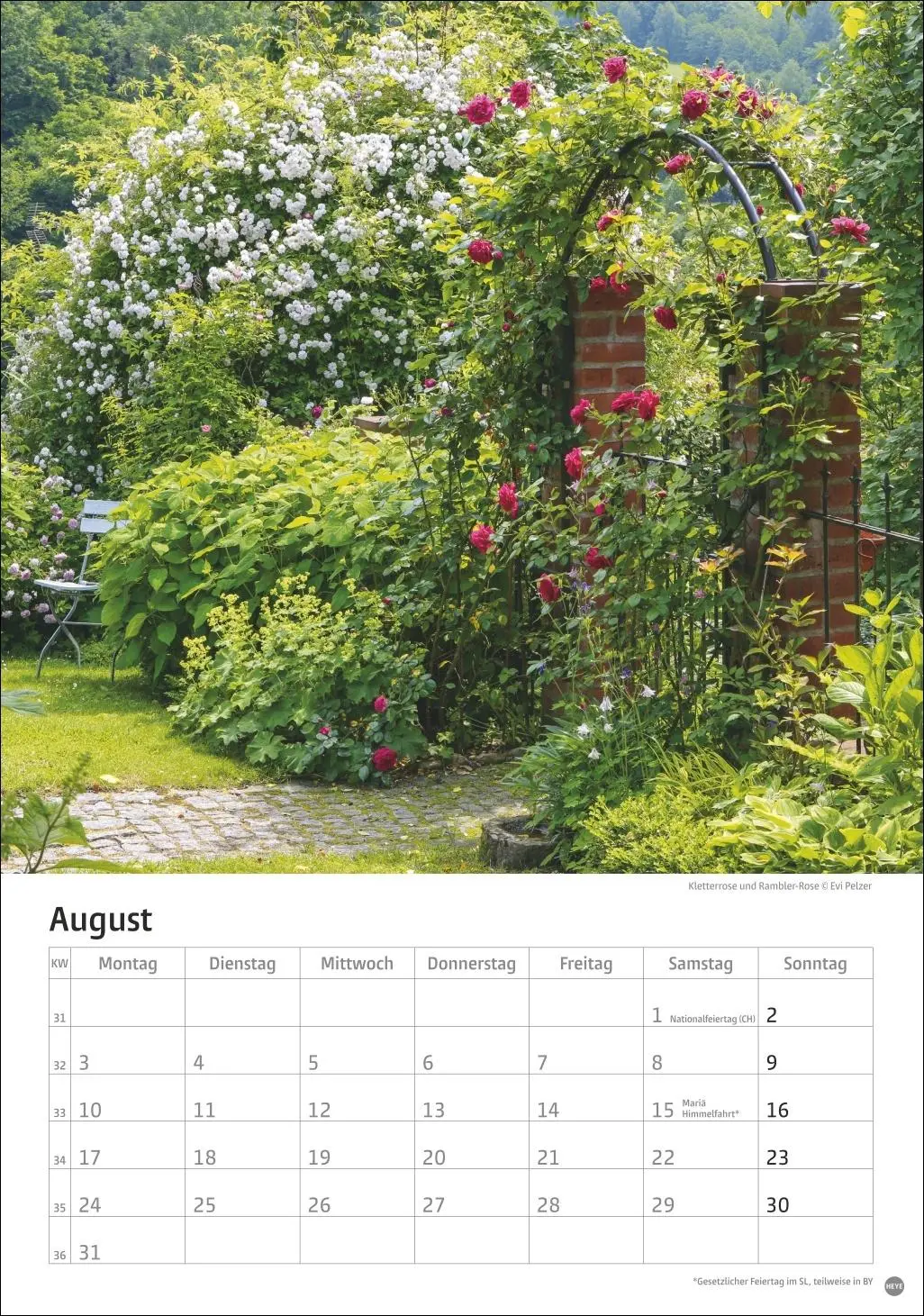 Bild: 9783756411122 | Gartenzauber Kalender 2026 | Heye | Kalender | Spiralbindung | 13 S.