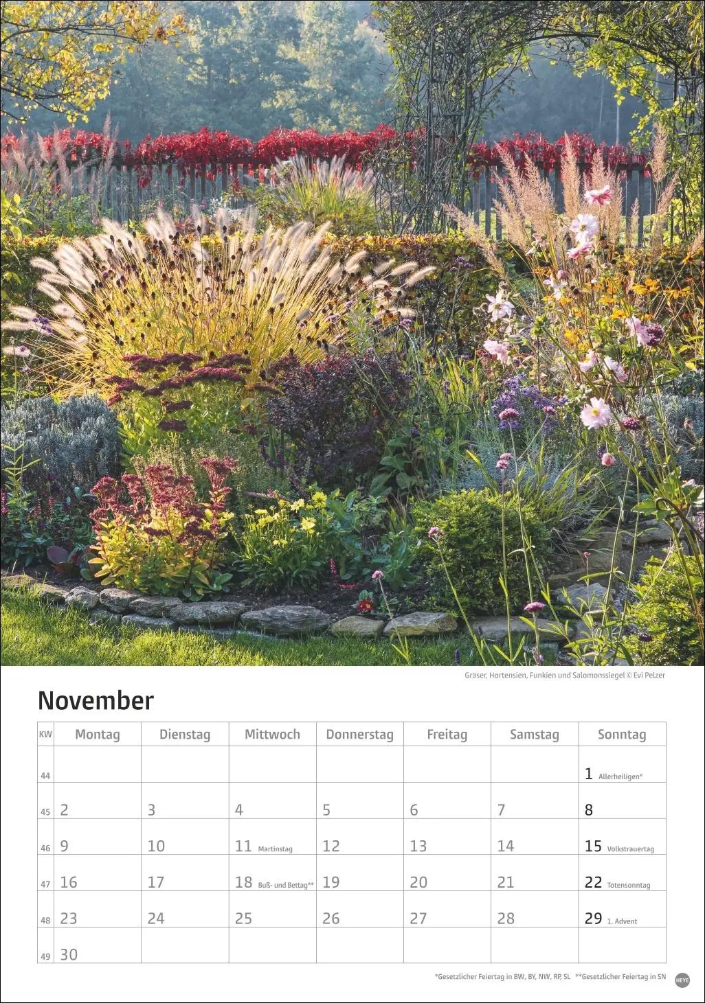 Bild: 9783756411122 | Gartenzauber Kalender 2026 | Heye | Kalender | Spiralbindung | 13 S.