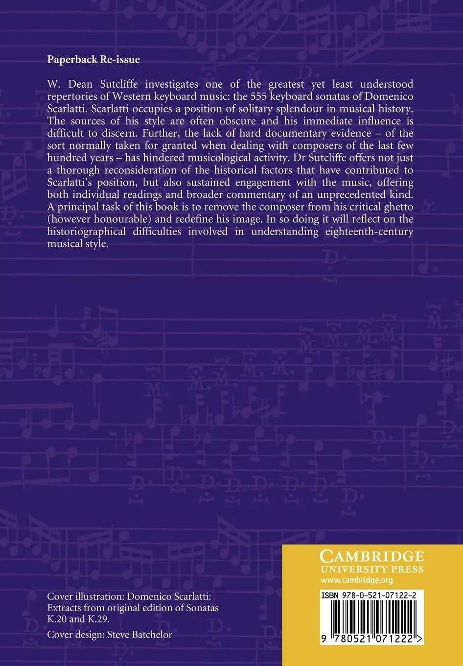 Rückseite: 9780521071222 | The Keyboard Sonatas of Domenico Scarlatti and Eighteenth-Century...