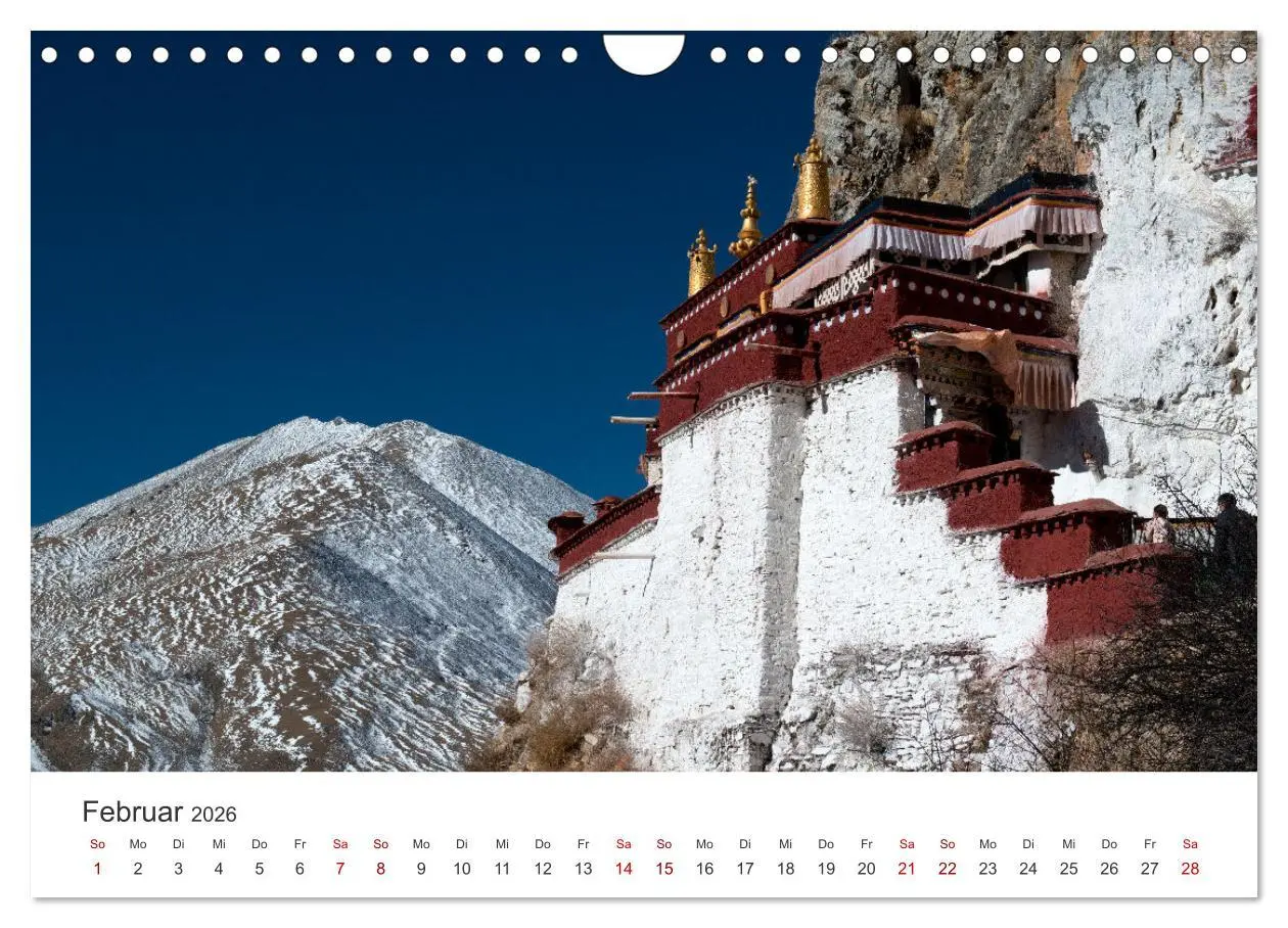 Bild: 9783457351222 | Tibet - Kloster und Landschaft (Wandkalender 2026 DIN A4 quer),...