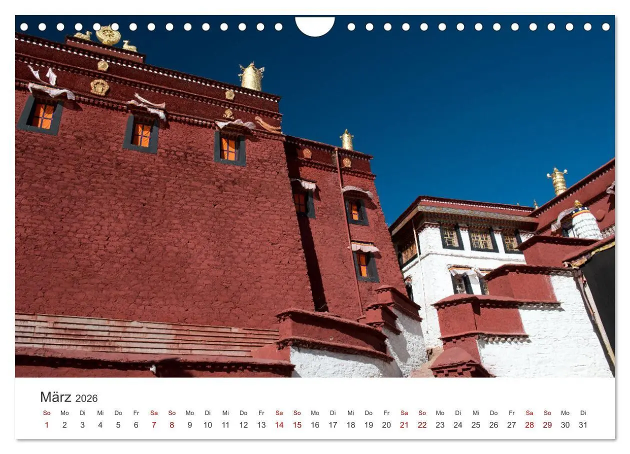 Bild: 9783457351222 | Tibet - Kloster und Landschaft (Wandkalender 2026 DIN A4 quer),...