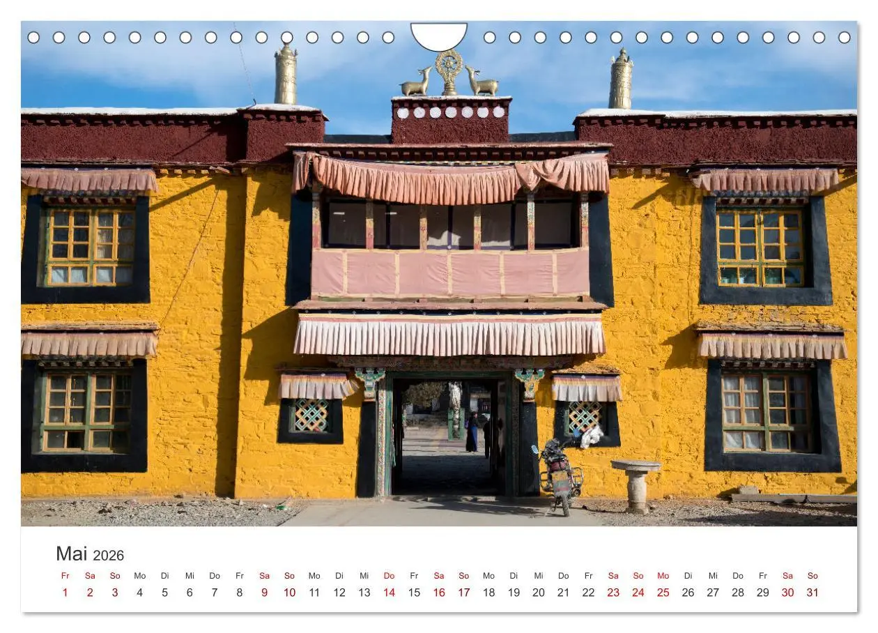 Bild: 9783457351222 | Tibet - Kloster und Landschaft (Wandkalender 2026 DIN A4 quer),...